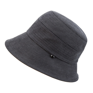 MARJAKURKI玛丽亚古琦时尚休闲帽子女秋冬季黑色渔夫帽高级感盆帽