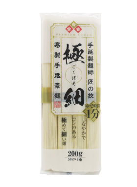 日本进口手延素面细挂面龙须面