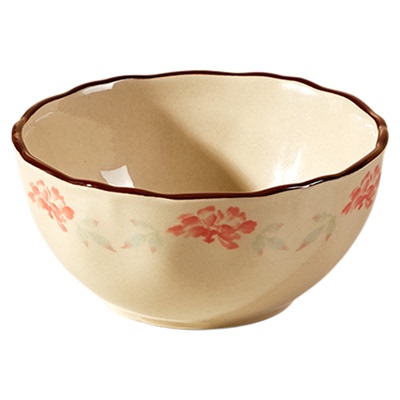 花韵复古餐具陶瓷碗碟碗盘家用