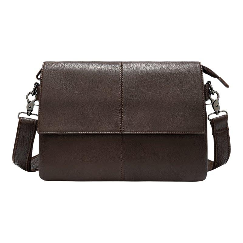 新款跨境男士手包手抓包真皮复古简约手拿包单肩斜跨皮包