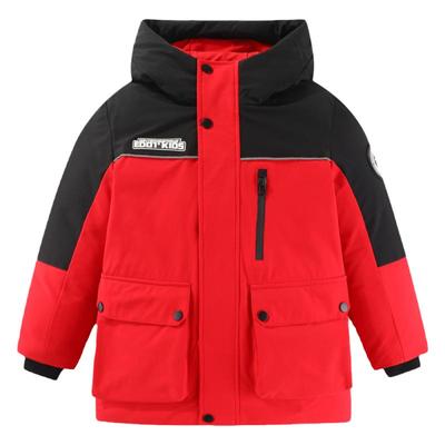 雪中飞kids儿童羽绒服男童中长款2025新款女大童加厚冬季蓄热外套
