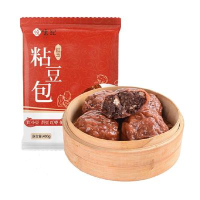 悦味纪半成品早餐速食粘豆包400g