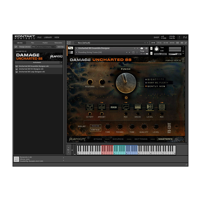 神秘打击乐悬疑惊悚紧张氛围音色Heavyocity Uncharted88电影配乐