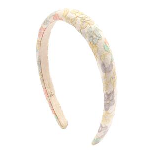 百花锦蕾丝系 高颅顶公主落难发箍女时尚高级感日常外戴发箍头饰