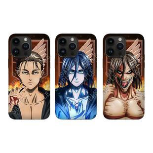 3D渐变幻术光栅手机壳海贼王巨人国家队02鬼灭之刃火影忍者一壳多变