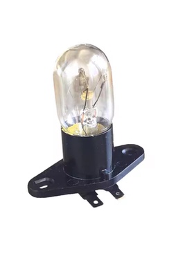 美的微波炉照明灯泡烤炉电冰箱230V20W25W带座一体化弯脚直脚灯泡