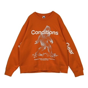 耐克ACG卫衣男子2026春季户外橙色休闲宽松加绒套头衫 IF1491-819