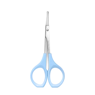 圆头鼻毛剪刀不锈钢安全手动剃鼻毛修剪器女士专用美妆修眉小剪刀