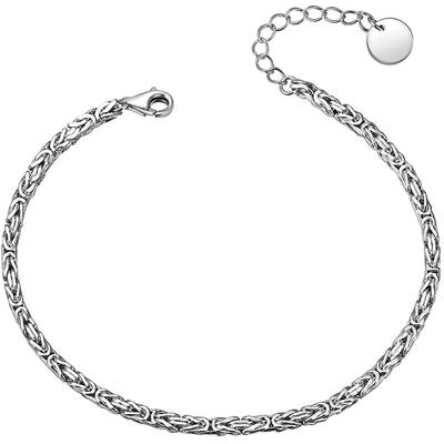 老银匠男款潮平安纹手链