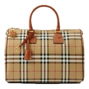 【24期免息】BURBERRY 格纹中号保龄球包 多色