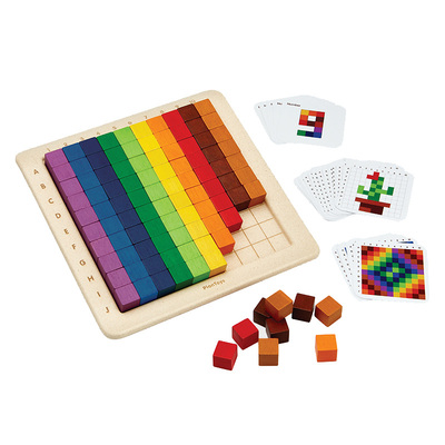 plantoys彩色积木块益智计数特惠