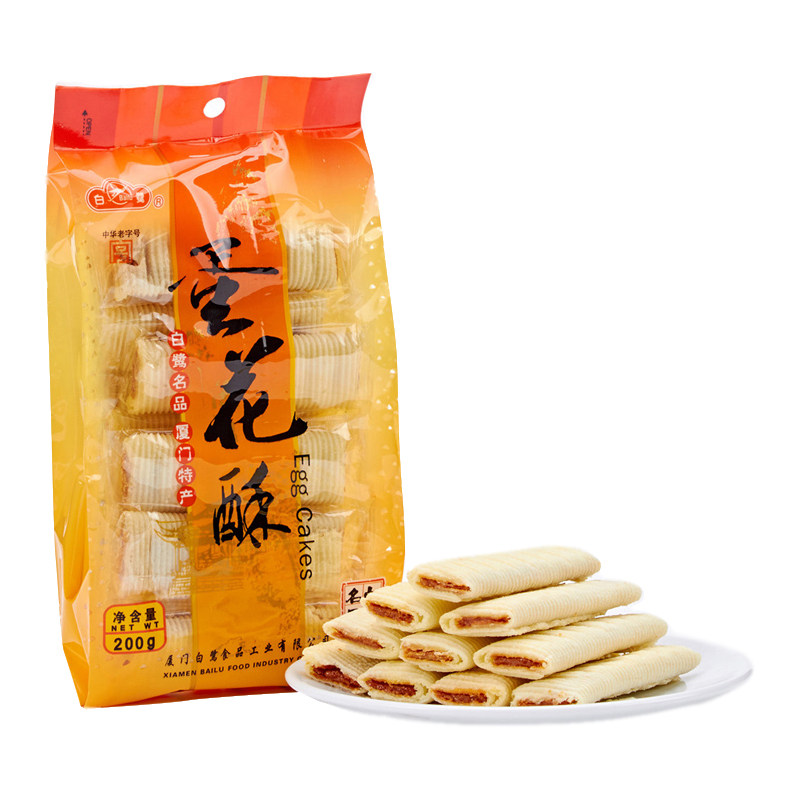 传统手工白鹭厦门蛋花酥小吃糕点