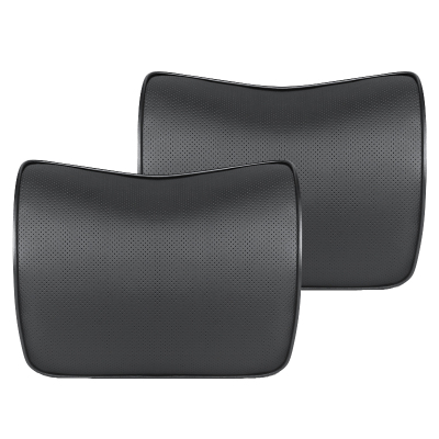 汽车头枕腰靠记忆棉真皮舒适透气