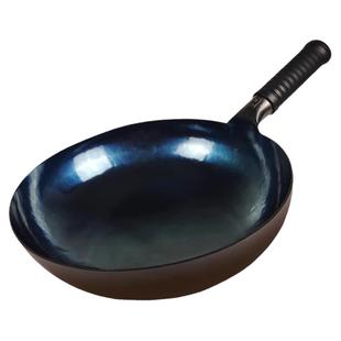 正品章丘手工铁锅老李官方旗舰店炒菜锅老式炒锅家用不粘锅无涂层