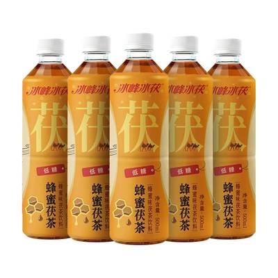 【U先试用】冰峰蜂蜜茯茶500ml *5