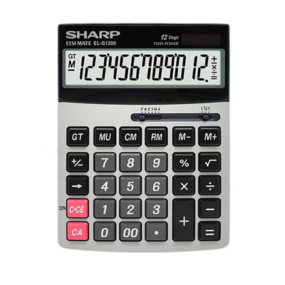 sharp夏普计算器会计办公太阳能