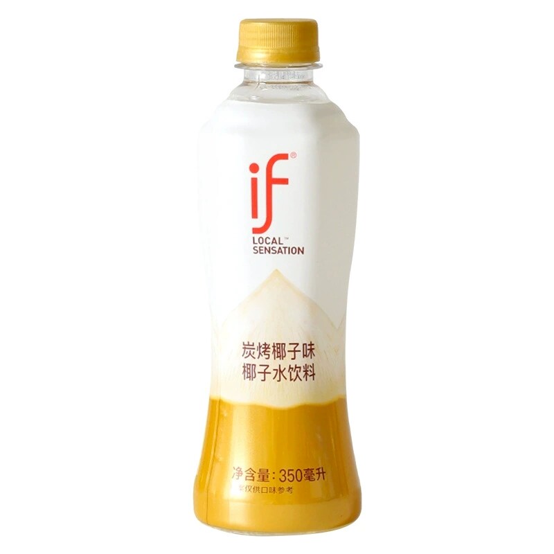 泰国进口if炭烤椰子味椰子水果汁饮料网红椰子汁夏日解渴解腻饮品