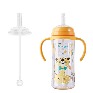 适配贝亲直饮吸管奶瓶配件鸭嘴奶嘴学饮杯盖吸嘴重力球把手柄防喷