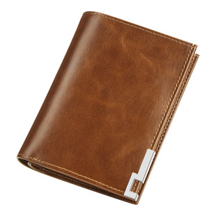 英皇保罗小钱包男款真皮驾驶证卡包一体包短款拉链皮夹风琴多卡位