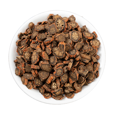 燕福官发汗紫皮丹参菊花纹明显