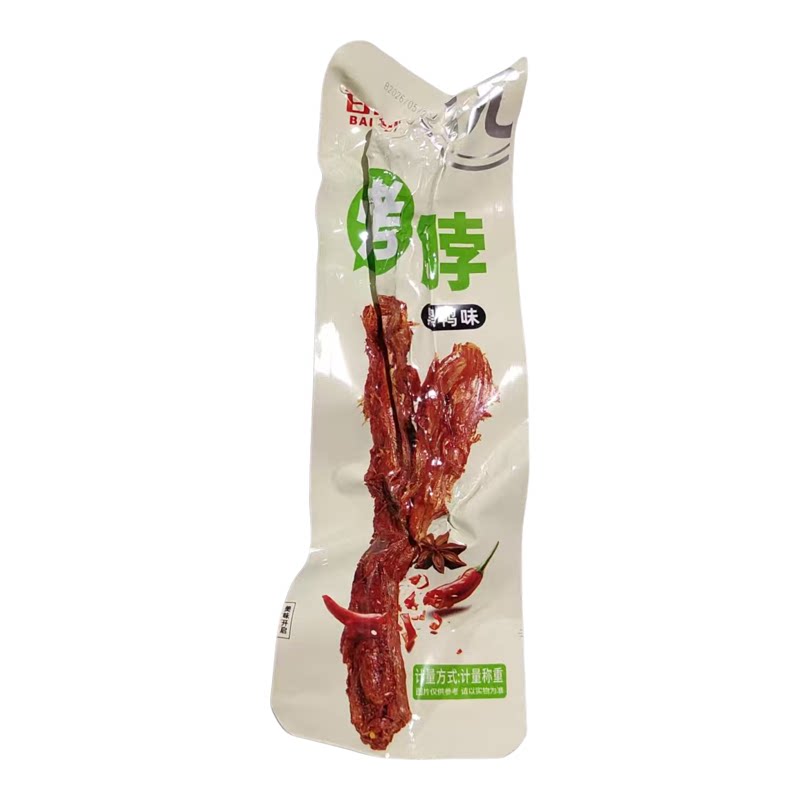 百滋味黑鸭味烤脖即食散称