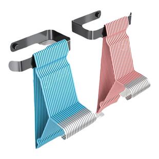 衣架收纳神器浴室阳台墙上晾衣架免打孔挂钩壁挂式整理置物架家用