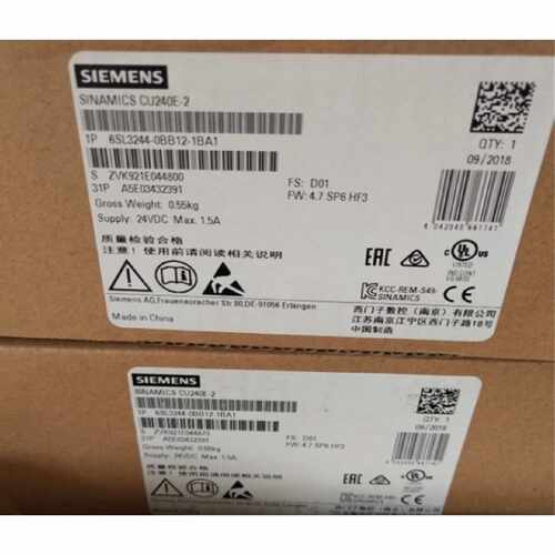 议价6SL3244-0BB12/13-1BA1/1FA0/1PA1西门子G120控制单CU240E-2F