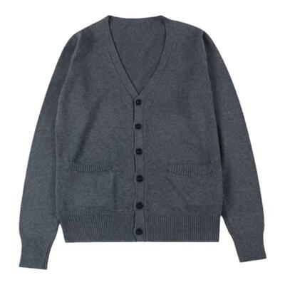 原创jk制服校供感开衫格裙套装