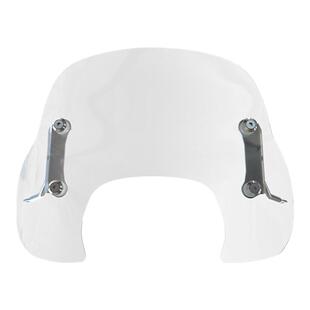 适用于之威梦威拉前挡风玻璃改装透明加高加厚风挡护胸挡雨板配件