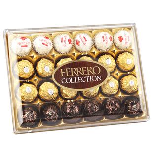 费列罗T24巧克力臻品拉斐尔三色果仁夹心威化礼盒装糖果零食礼物