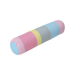 纯棉糖果抱枕套透气长条小抱枕舒适换洗枕头套圆柱枕套15直径45长