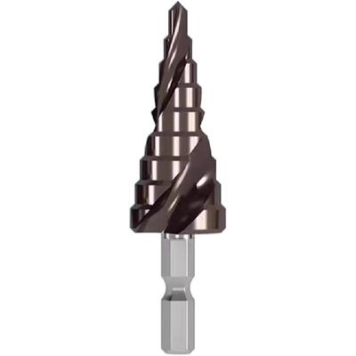 含钴宝塔钻头高硬度铁板不锈钢304铁板专用阶梯打孔钻开孔扩孔器