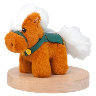 龙门石窟马上有钱毛绒挂件马年吉祥物洛阳文创生日礼物新年礼物