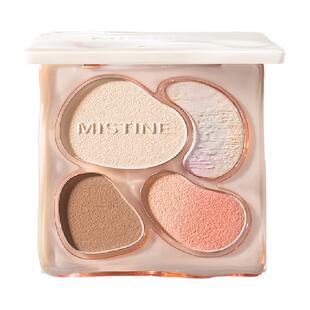 Mistine蜜丝婷奶咖面部综合盘阴影高光腮红眼影提亮自然易上色