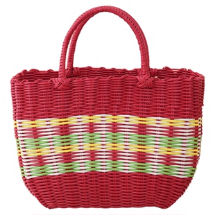 买菜手提篮藤编纯手工编织采摘野餐家用洗澡浴筐水果菜篮子购物篮