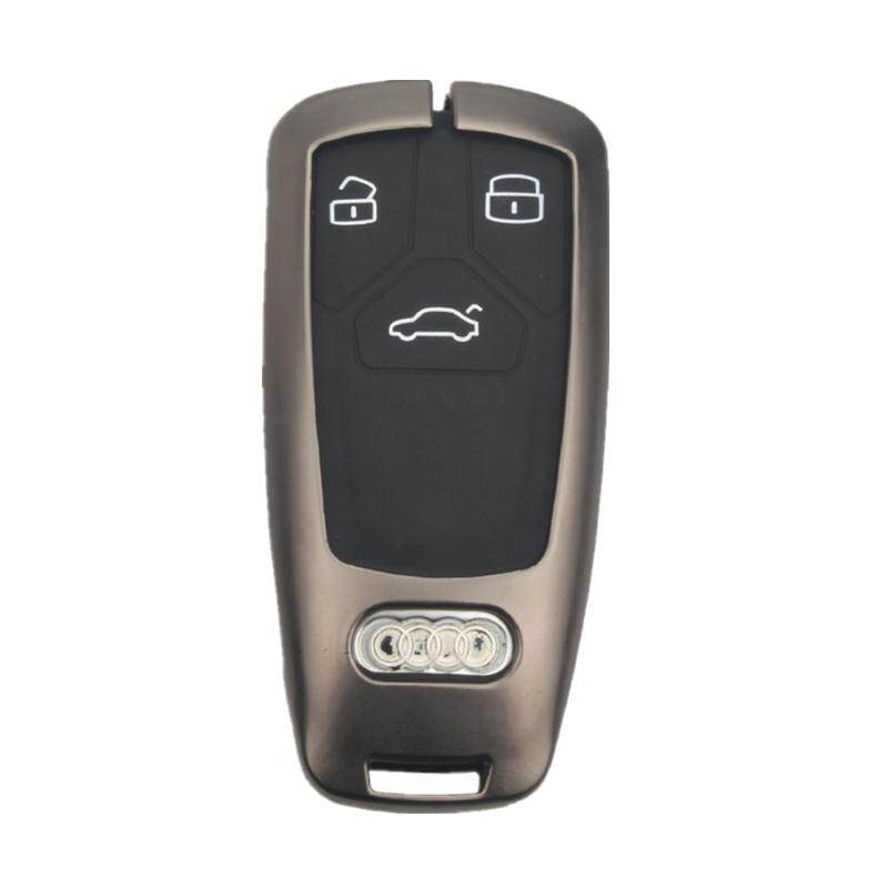 适用于2022款奥迪钥匙包Q3 A3L Q2L A1专用车钥匙套扣 男士金属壳