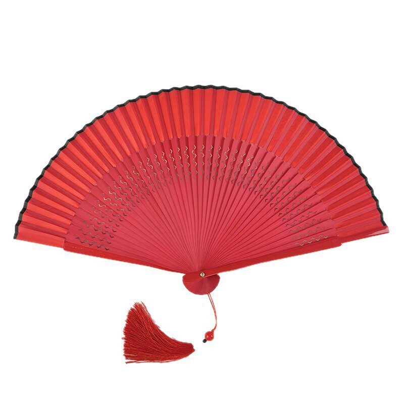 古风汉服旗袍跳舞小折叠扇子