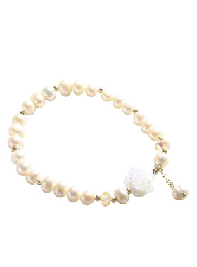 Mr.Pumpkin不规则淡水珍珠手链