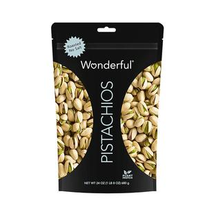 【源自加州，行销全球】Wonderful万多福盐焗/无盐味开心果680克