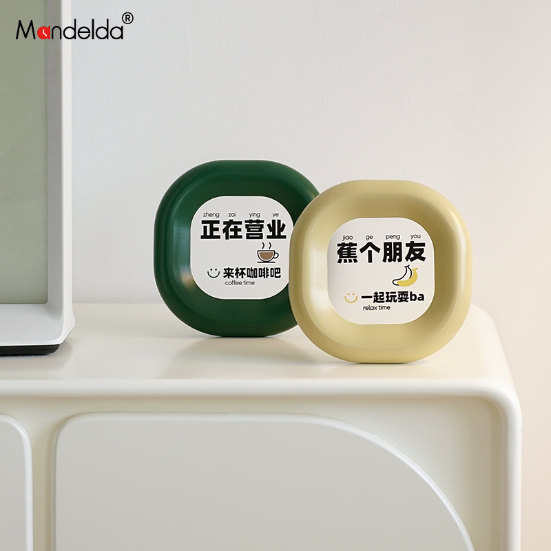 WOZOOM屋准家居客厅玄关入户欢迎回家桌面摆件电视柜轻奢装饰品