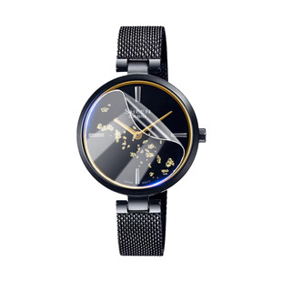 适用卡西欧SHE-C100BM手表膜SHEEN石英女表SHE-C100L屏幕保护膜高清水凝膜SHEC100防水金箔手环镜面防刮贴膜