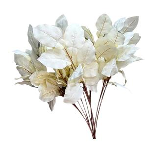 婚庆仿真花白色婚礼订婚宴背景婚礼堂地排路引花商场橱窗装饰插花