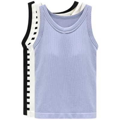 柔软型莫代尔桑蚕丝棉背心