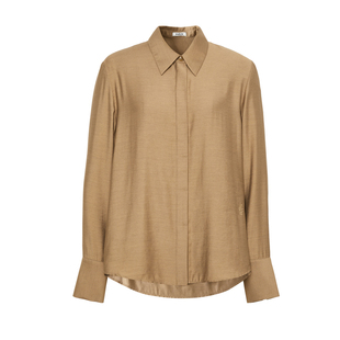 indicia标记商场同款秋冬新款简约质感慵懒风衬衫外套F2D4CS798F