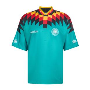 维尔茨同款德国队1994复古足球休闲文化短袖球衣adidas阿迪达斯