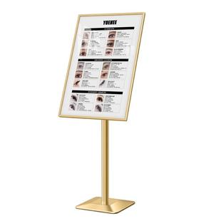 展架立式落地式广告牌展示牌美发美容海报展示架水牌