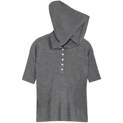 连帽心机可爱少女冷淡风衬衫上衣