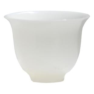 羊脂玉瓷小茶杯德化白瓷陶瓷单个杯子功夫茶具品茗杯闻香杯白酒杯