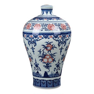 仿古陶瓷酒瓶景德镇手绘青花复古