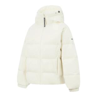 李宁短款羽绒服女士2026冬季新款健身保暖加厚百搭连帽运动服外套